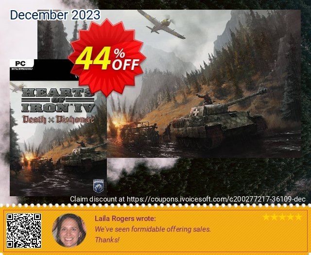 Hearts of Iron IV: Death or Dishonor PC - DLC dahsyat kupon diskon Screenshot