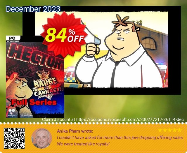 Hector: Badge of Carnage - Full Series PC exklusiv Promotionsangebot Bildschirmfoto