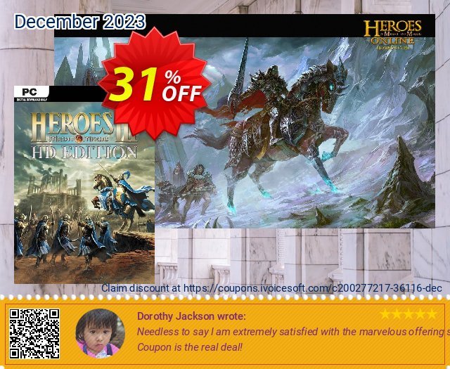Heroes of Might &amp; Magic III - HD Edition PC 令人震惊的 产品销售 软件截图