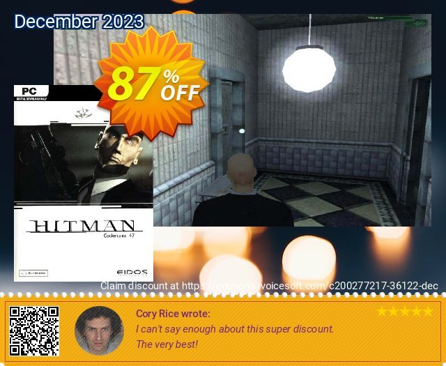 HITMAN Codename 47 PC tersendiri penawaran loyalitas pelanggan Screenshot