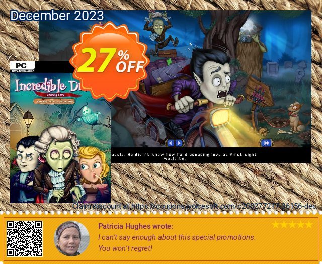 Incredible Dracula Chasing Love Collectors Edition PC hebat kupon Screenshot
