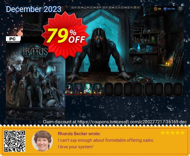 Iratus: Lord of the Dead PC discount 79% OFF, 2024 Mother Day offering sales. Iratus: Lord of the Dead PC Deal 2024 CDkeys