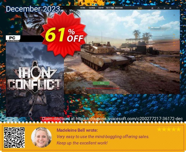 Iron Conflict PC discount 61% OFF, 2024 World Press Freedom Day promo. Iron Conflict PC Deal 2024 CDkeys