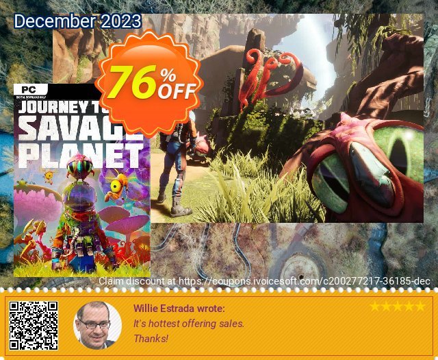 Journey to the Savage Planet PC (Steam) fantastisch Diskont Bildschirmfoto