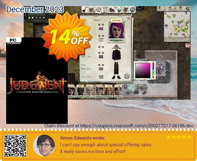 Judgment: Apocalypse Survival Simulation PC discount 14% OFF, 2024 Working Day discount. Judgment: Apocalypse Survival Simulation PC Deal 2024 CDkeys