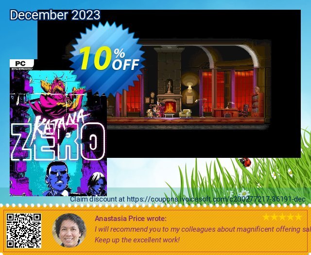 Katana ZERO PC discount 10% OFF, 2024 Working Day promo. Katana ZERO PC Deal 2024 CDkeys