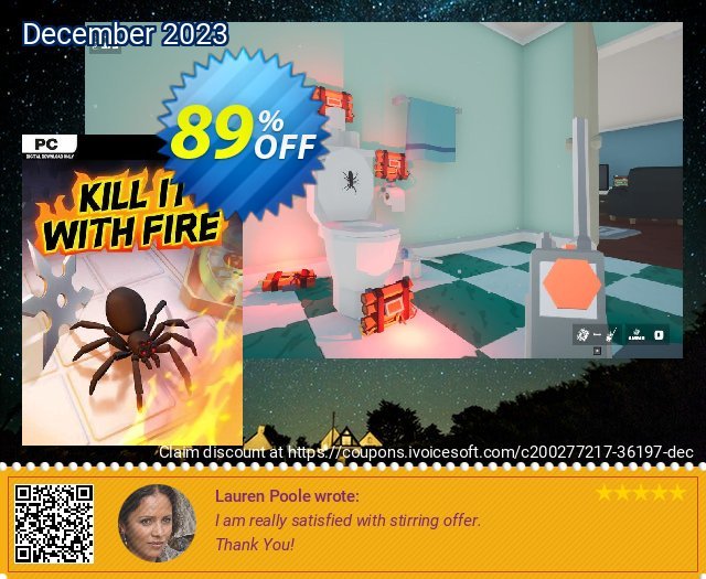 Kill It With Fire PC luar biasa promo Screenshot