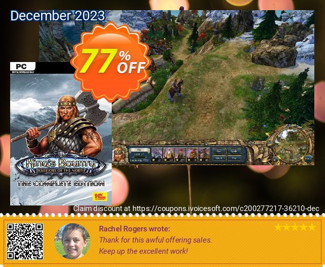 Kings Bounty Warriors of the North Complete Edition PC discount 77% OFF, 2024 Labour Day promo. Kings Bounty Warriors of the North Complete Edition PC Deal 2024 CDkeys