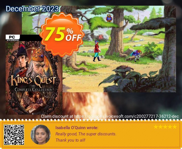 King's Quest Complete Collection PC discount 75% OFF, 2024 World Press Freedom Day offering sales. King&#039;s Quest Complete Collection PC Deal 2024 CDkeys