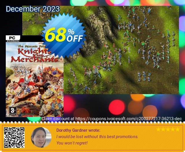 Knights and Merchants PC discount 68% OFF, 2024 Resurrection Sunday offering sales. Knights and Merchants PC Deal 2024 CDkeys