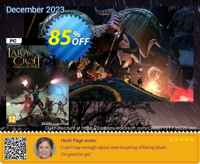 Lara Croft and the Temple of Osiris PC wunderschön Disagio Bildschirmfoto
