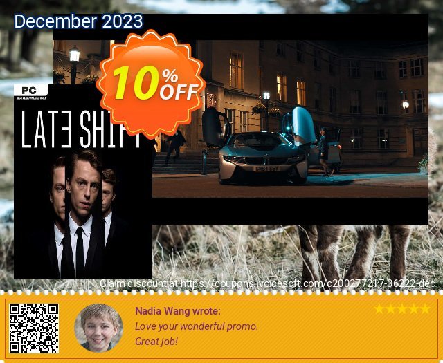 Late Shift PC verblüffend Verkaufsförderung Bildschirmfoto