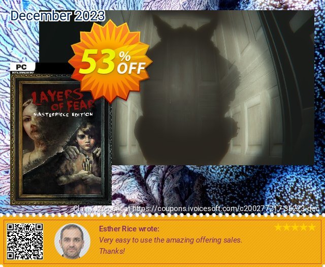 Layers of Fear -  Masterpiece Edition PC 最佳的 折扣码 软件截图
