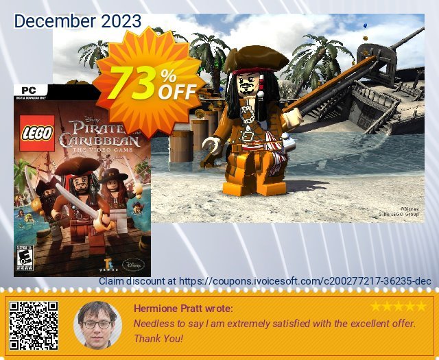 LEGO Pirates of the Caribbean: The Video Game PC discount 73% OFF, 2024 Labour Day offering sales. LEGO Pirates of the Caribbean: The Video Game PC Deal 2024 CDkeys