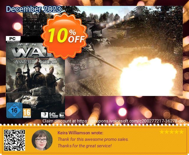 Men of War Assault Squad 2 PC 令人惊奇的 产品销售 软件截图
