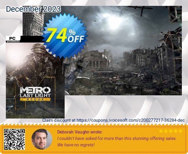 Metro Last Light Redux PC menakjubkan sales Screenshot