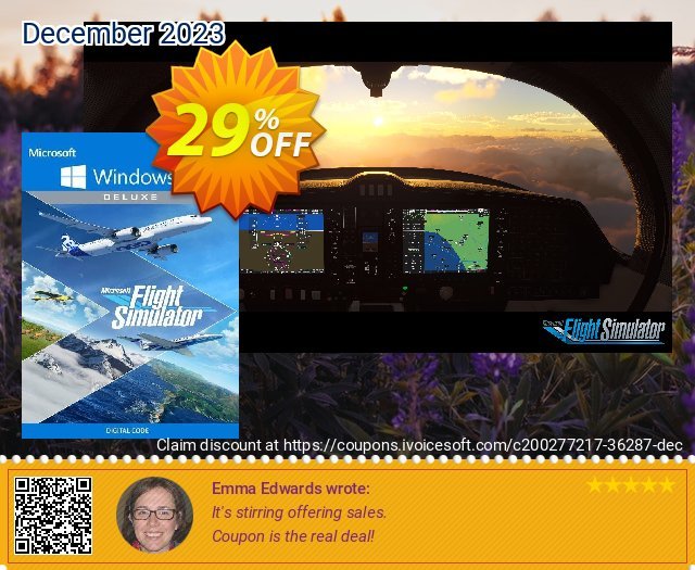 Microsoft Flight Simulator: Deluxe Edition - Windows 10 PC 驚きっ放し  アドバタイズメント スクリーンショット
