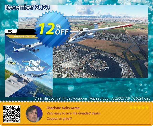 Microsoft Flight Simulator Premium Deluxe PC (Steam) beeindruckend Ausverkauf Bildschirmfoto