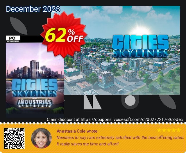Cities Skylines PC - Industries DLC besten Nachlass Bildschirmfoto