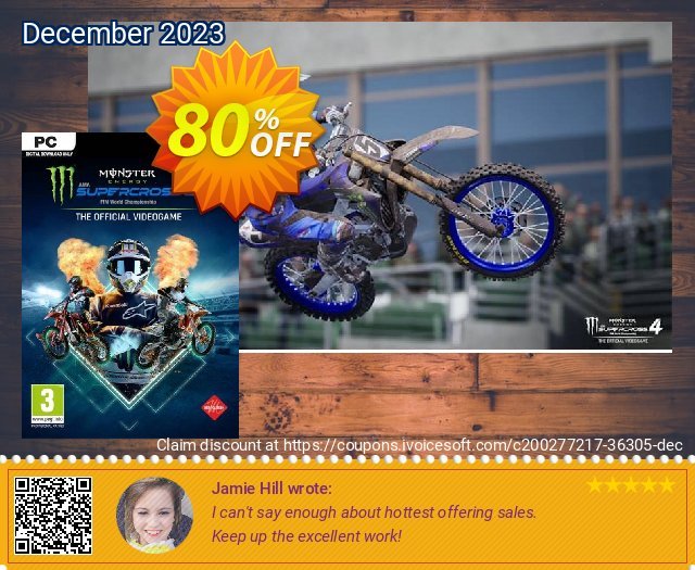 [80 OFF] Monster Energy Supercross The Official Videogame 4 PC Coupon