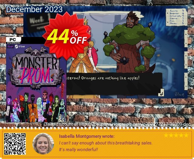 Monster Prom PC discount 44% OFF, 2024 Mother Day offering sales. Monster Prom PC Deal 2024 CDkeys