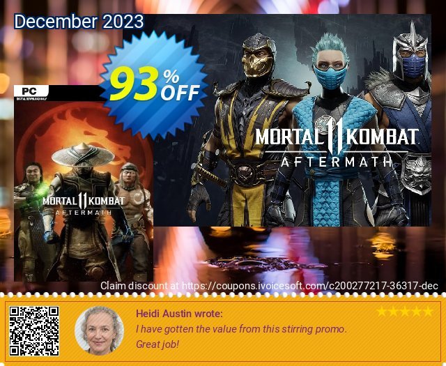 Mortal Kombat 11 Aftermath PC - DLC discount 93% OFF, 2024 Easter Day sales. Mortal Kombat 11 Aftermath PC - DLC Deal 2024 CDkeys