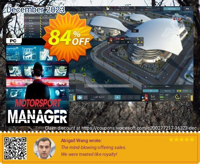 Motorsport Manager PC aufregenden Verkaufsförderung Bildschirmfoto