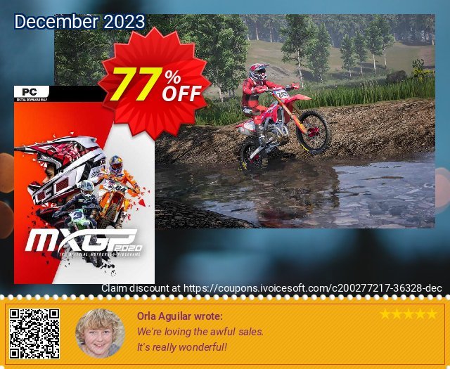 MXGP 2020 - The Official Motocross Videogame PC discount 77% OFF, 2024 Resurrection Sunday offering sales. MXGP 2024 - The Official Motocross Videogame PC Deal 2024 CDkeys