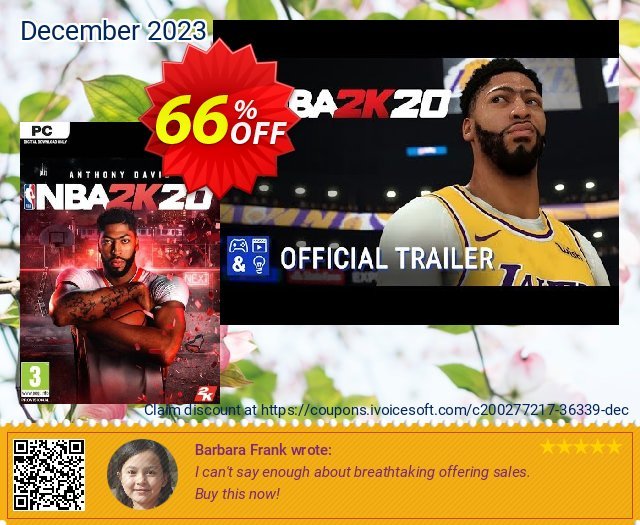 NBA 2K20 PC unglaublich Ermäßigung Bildschirmfoto