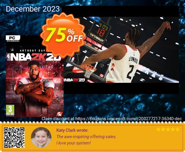 NBA 2K20 PC (EU) großartig Verkaufsförderung Bildschirmfoto