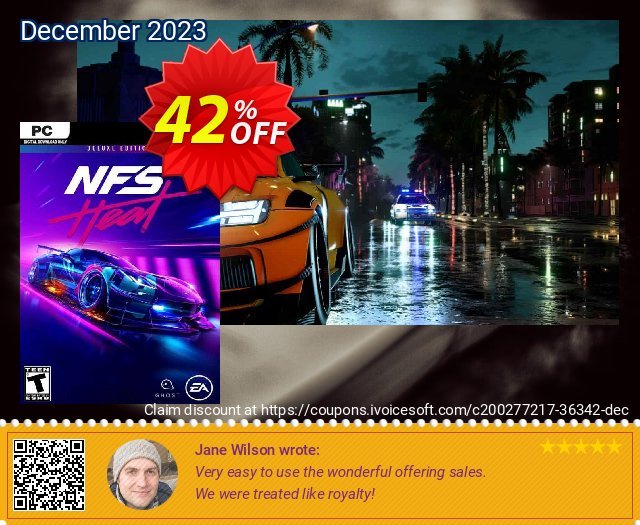 Need for Speed Heat Deluxe Edition PC discount 42% OFF, 2024 Easter Day offering deals. Need for Speed Heat Deluxe Edition PC Deal 2024 CDkeys
