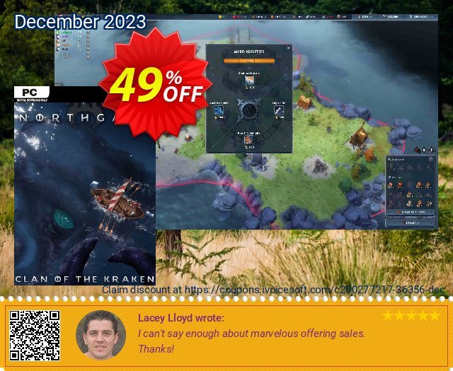 Northgard - Lyngbakr, Clan of the Kraken PC - DLC discount 49% OFF, 2024 Working Day offer. Northgard - Lyngbakr, Clan of the Kraken PC - DLC Deal 2024 CDkeys