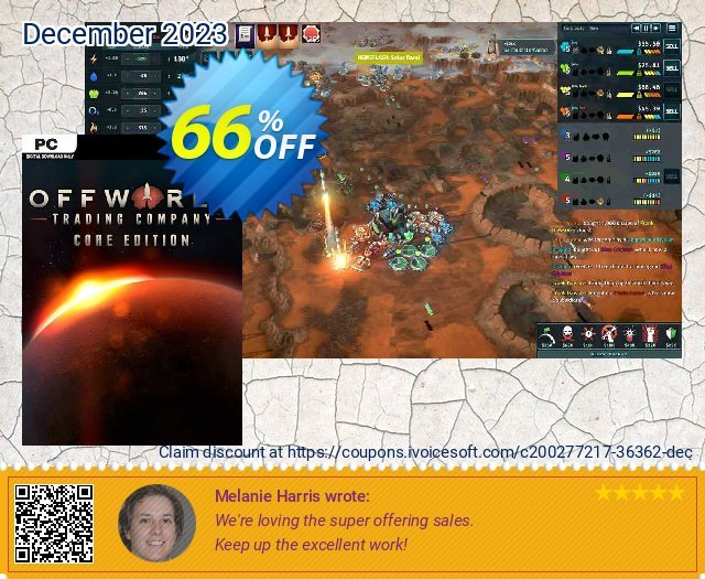 Offworld Trading Company Core Edition PC klasse Preisnachlass Bildschirmfoto