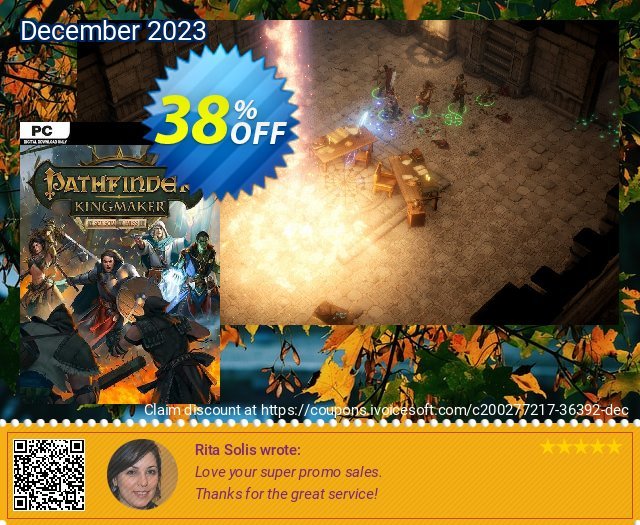 Pathfinder Kingmaker Season Pass Bundle PC - DLC klasse Ausverkauf Bildschirmfoto