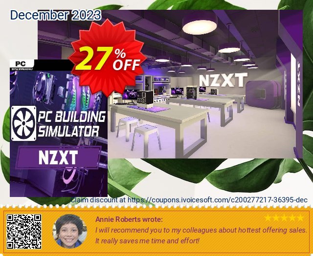 PC Building Simulator - NZXT Workshop PC 驚き クーポン スクリーンショット