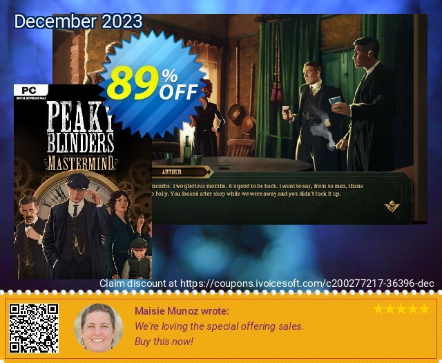 Peaky Blinders: Mastermind PC terbaru penawaran sales Screenshot