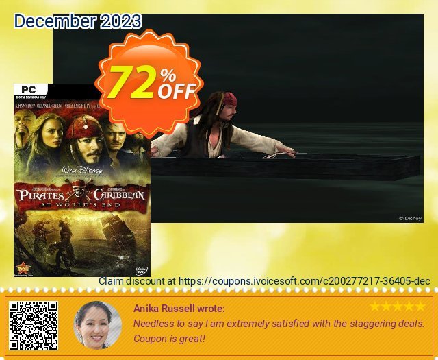 Pirates of The Caribbean At World&#039;s End PC 棒极了 促销 软件截图
