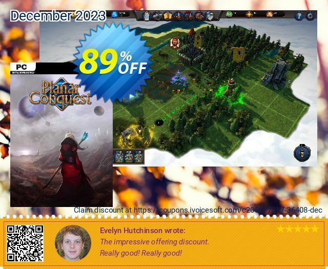 Planar Conquest PC wundervoll Verkaufsförderung Bildschirmfoto