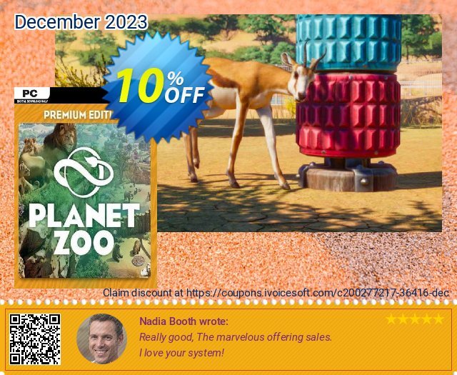 Planet Zoo: Premium Edition PC 令人印象深刻的 优惠码 软件截图