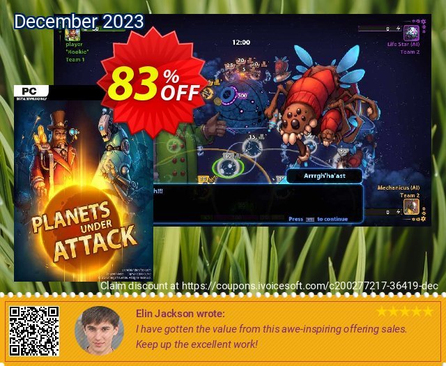 Planets Under Attack PC keren promosi Screenshot