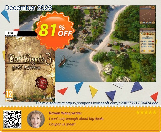 Port Royale 3 GOLD PC exklusiv Disagio Bildschirmfoto