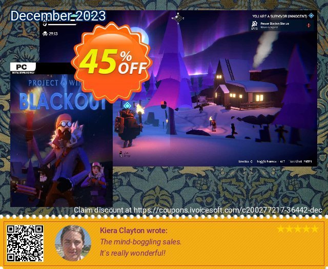 Project Winter Blackout PC DLC verwunderlich Verkaufsförderung Bildschirmfoto