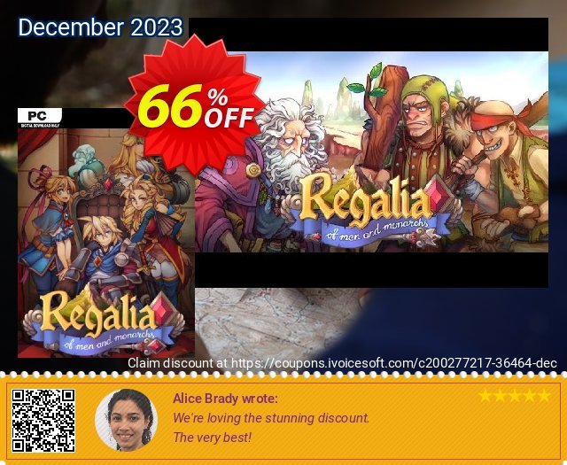 Regalia: Of Men and Monarchs PC (EU) 惊人 产品销售 软件截图