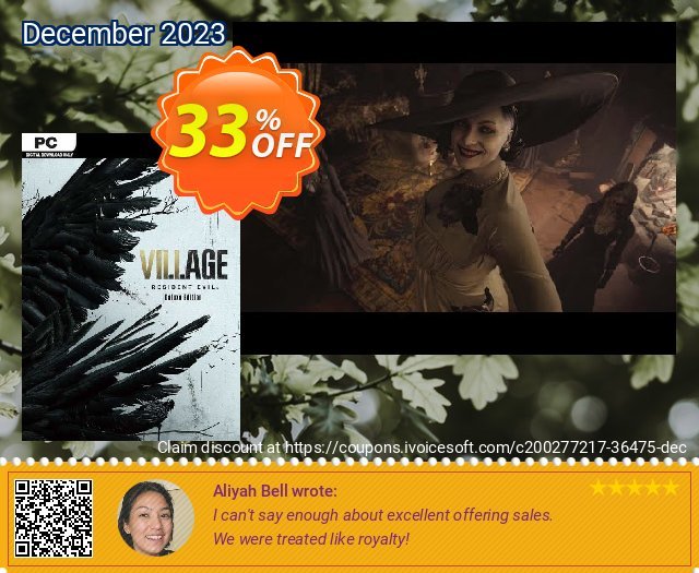 Resident Evil Village - Deluxe Edition PC (WW) 气势磅礴的 交易 软件截图