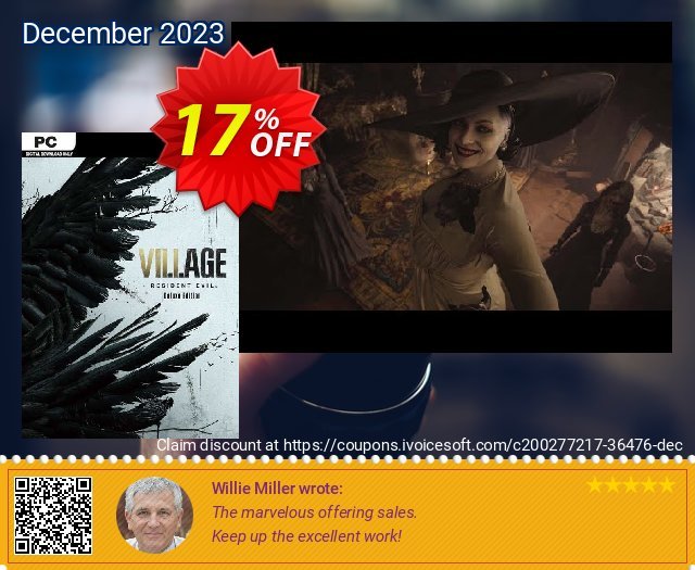 Resident Evil Village - Deluxe Edition PC (EU) tidak masuk akal kode voucher Screenshot