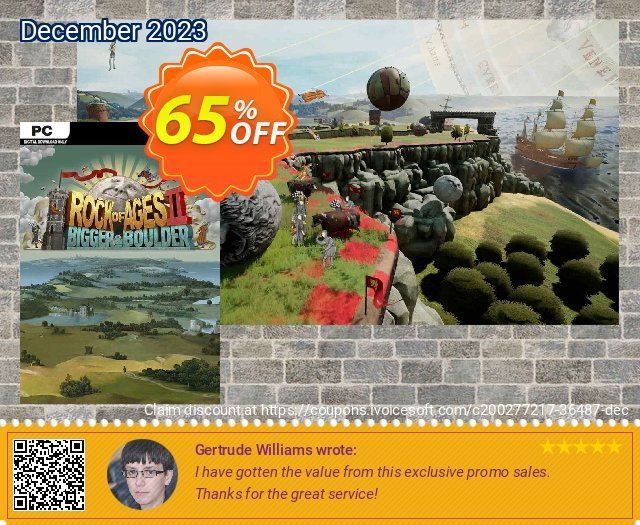 Rock of Ages 2: Bigger & Boulder PC 令人惊奇的 产品销售 软件截图