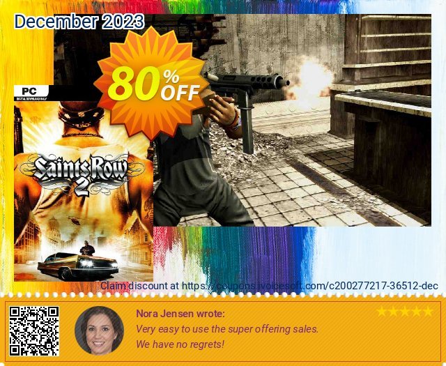 Saints Row 2 PC dahsyat penawaran loyalitas pelanggan Screenshot