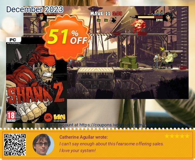 Shank 2 PC gemilang kupon Screenshot