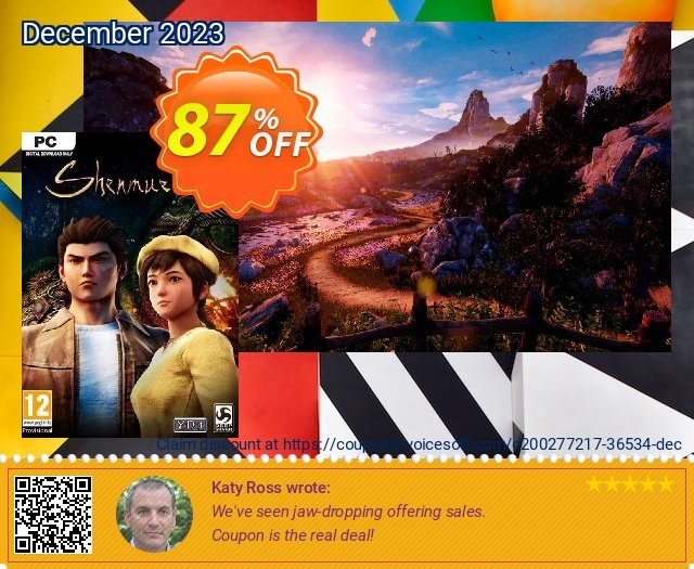 Shenmue III PC (Steam) discount 87% OFF, 2024 Spring promo. Shenmue III PC (Steam) Deal 2024 CDkeys