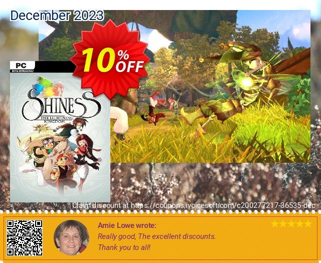 Shiness: The Lightning Kingdom PC 令人印象深刻的 产品销售 软件截图